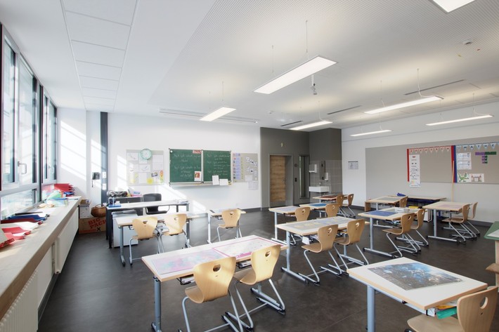 Neues Klassenzimmer in Betrieb